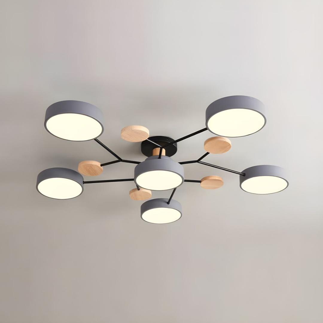 LED-loftlampe Tidy moderne design | Blændfri belysning til stue og andre rum