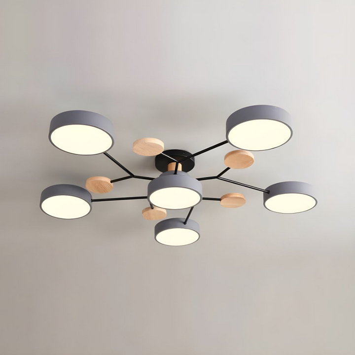 LED-loftlampe Tidy moderne design | Blændfri belysning til stue og andre rum