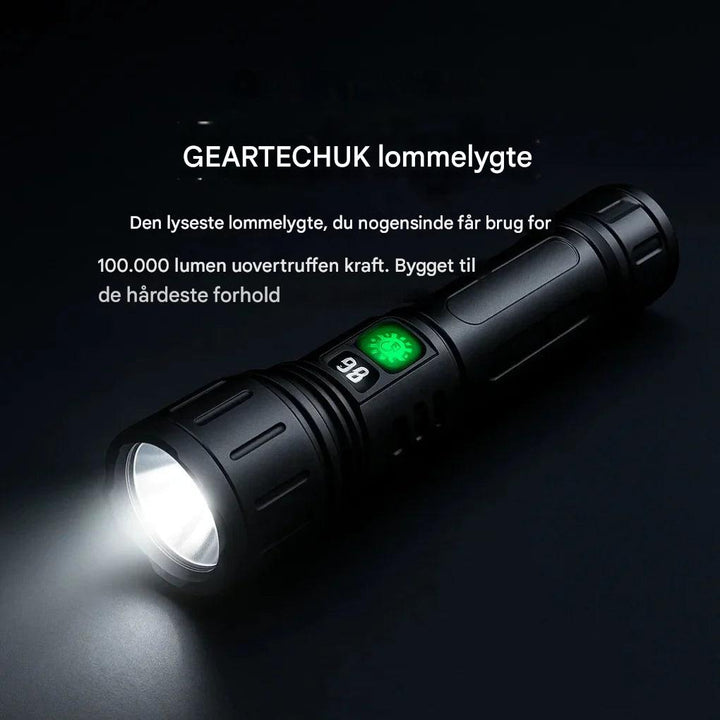 100.000 lumen lommelygte