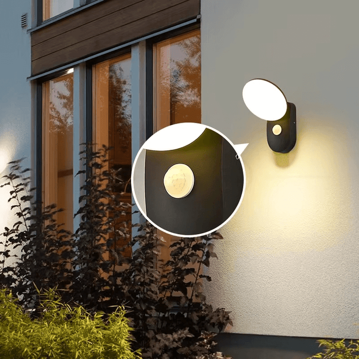 Intelligent LED-væglampe med bevægelsessensor