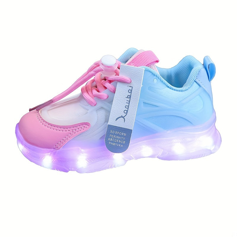 Lyssneakers til børn – farverige, LED-belysning til et legende look