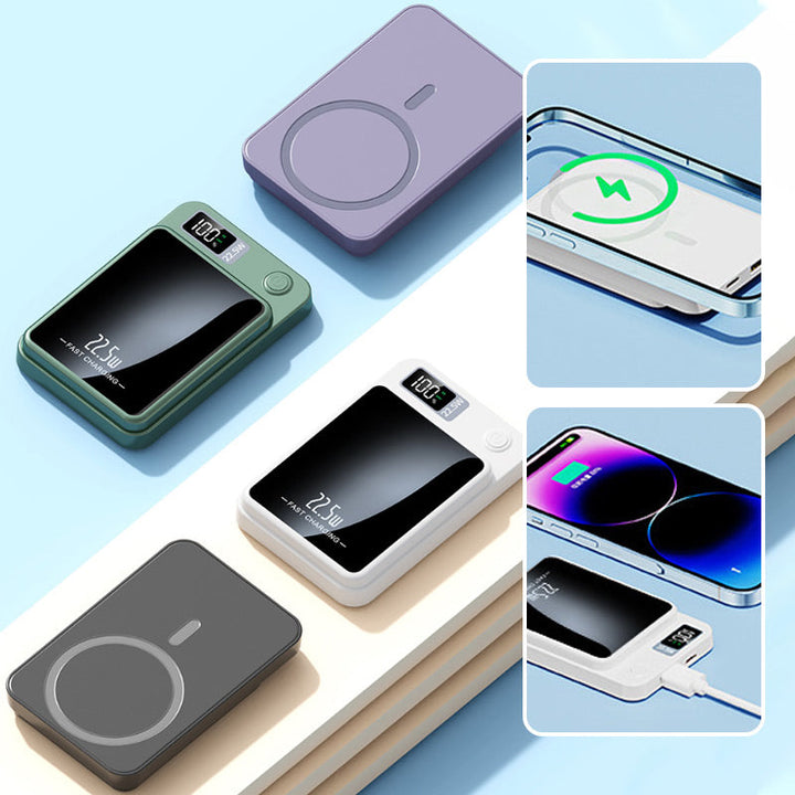 Powerbank 20.000 mAh | 22,5 W hurtigopladning & 15 W trådløs Qi-opladning