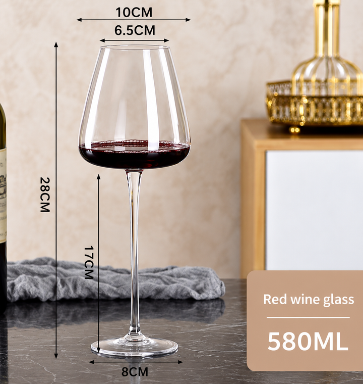 Krystalvinglas | LuxeSip | Håndlavet elegance
