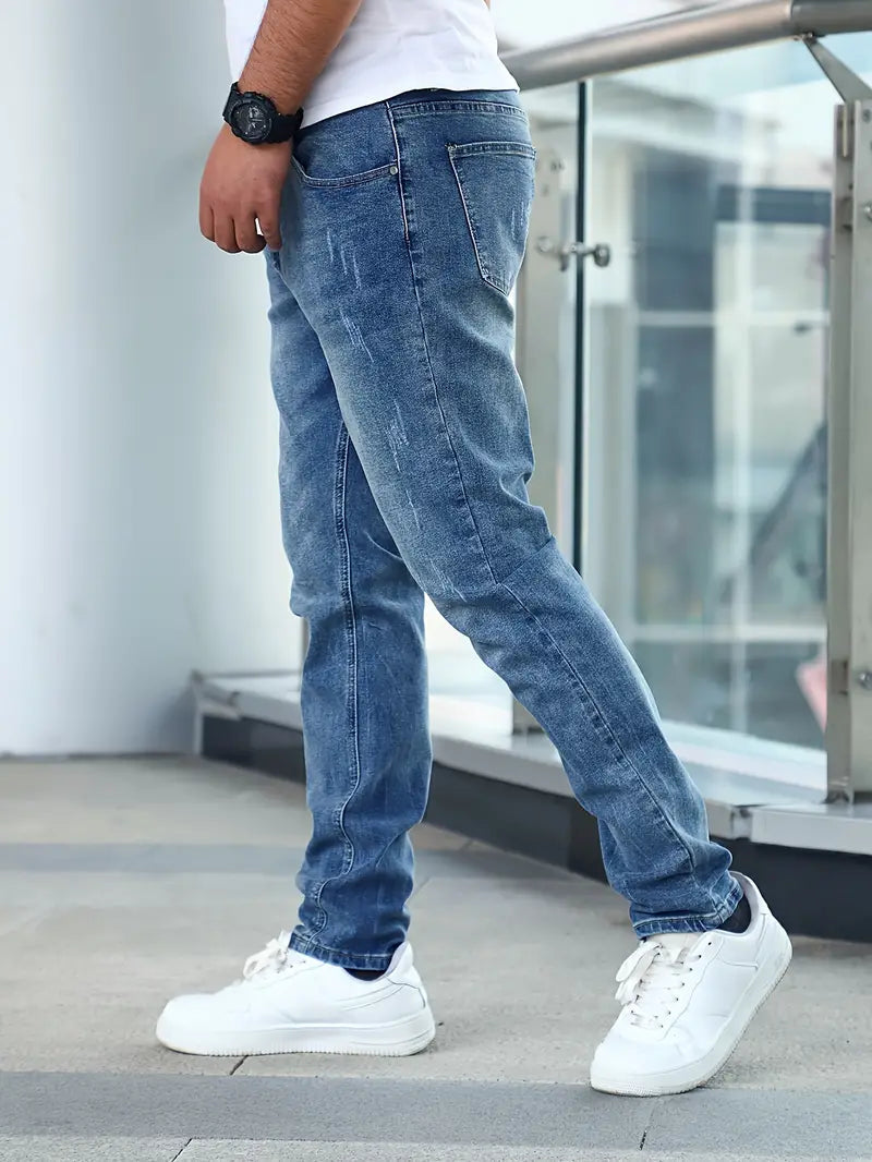 Casual Stylish Herrejeans – Komfort og Stil i Ét