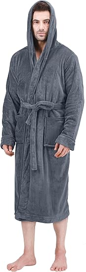 Behagelig fleece-badekåbe til herrer - Harry