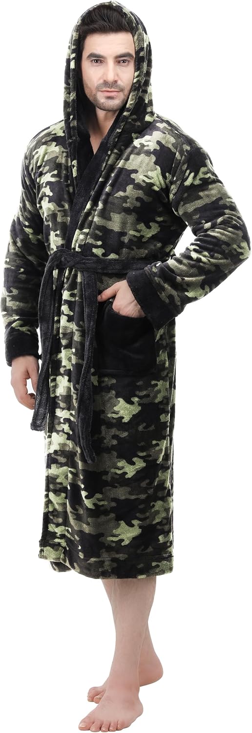 Behagelig fleece-badekåbe til herrer - Harry