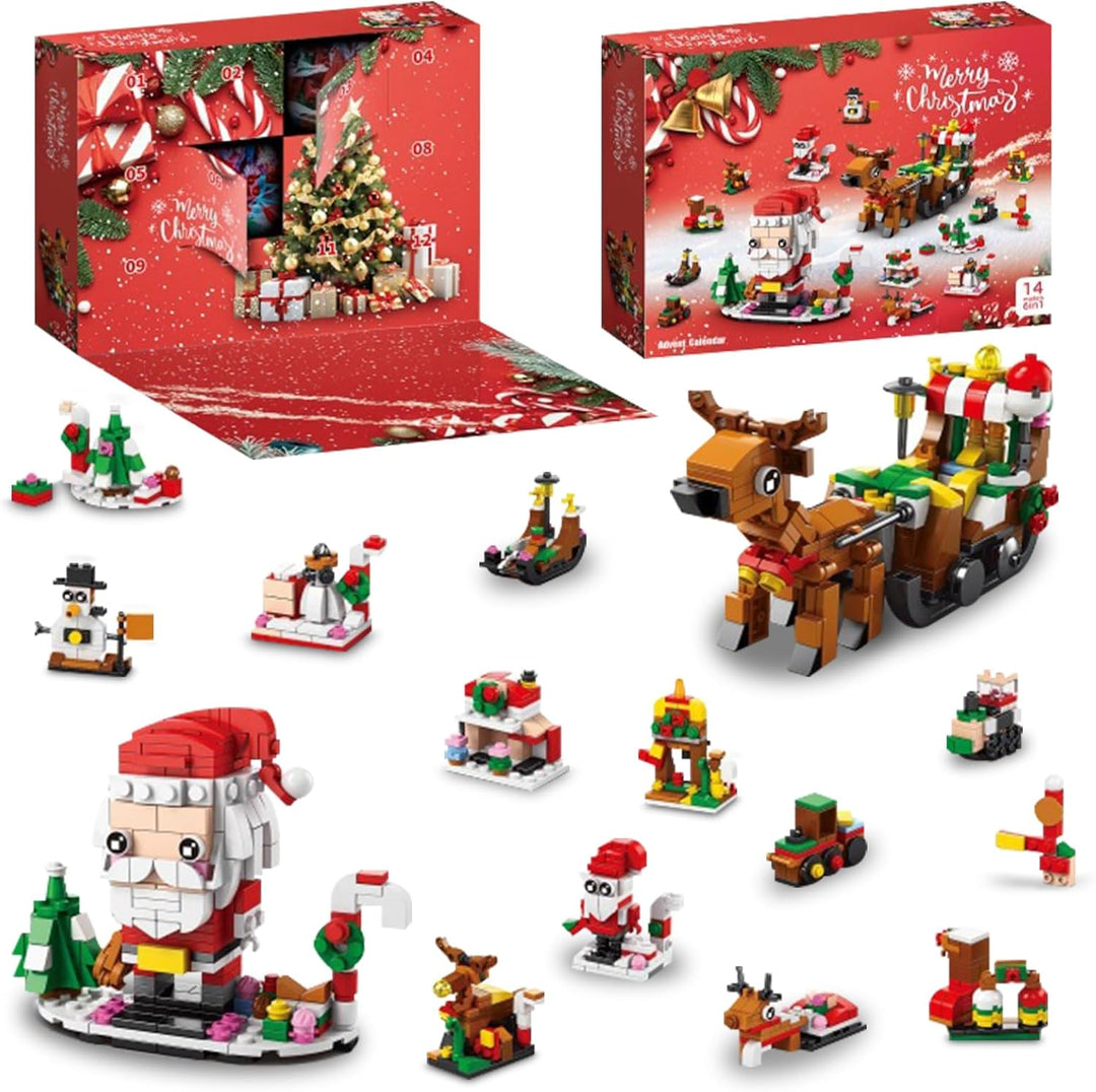 Julekalender med klodser