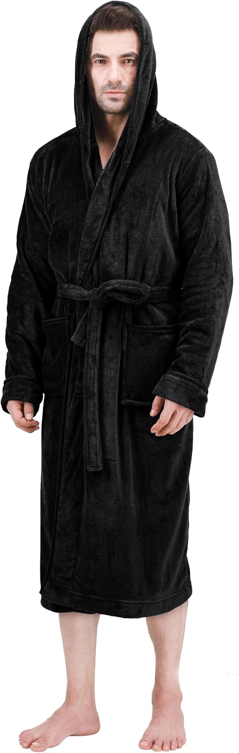 Behagelig fleece-badekåbe til herrer - Harry