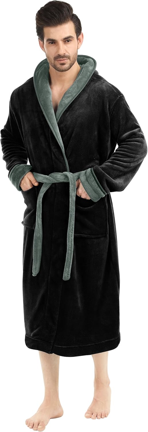 Behagelig fleece-badekåbe til herrer - Harry