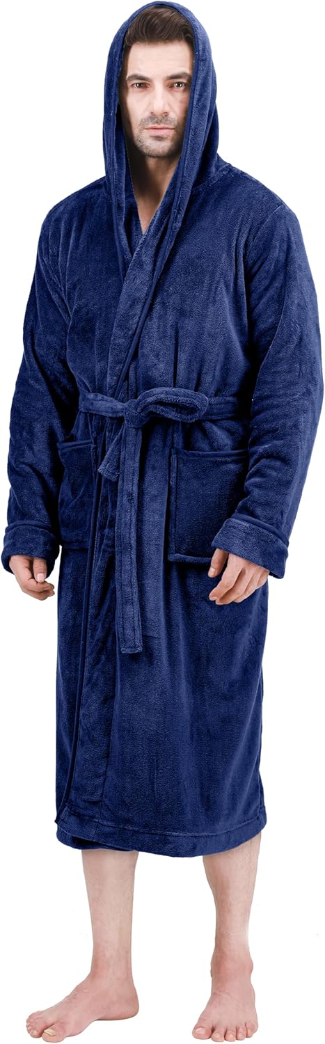 Behagelig fleece-badekåbe til herrer - Harry