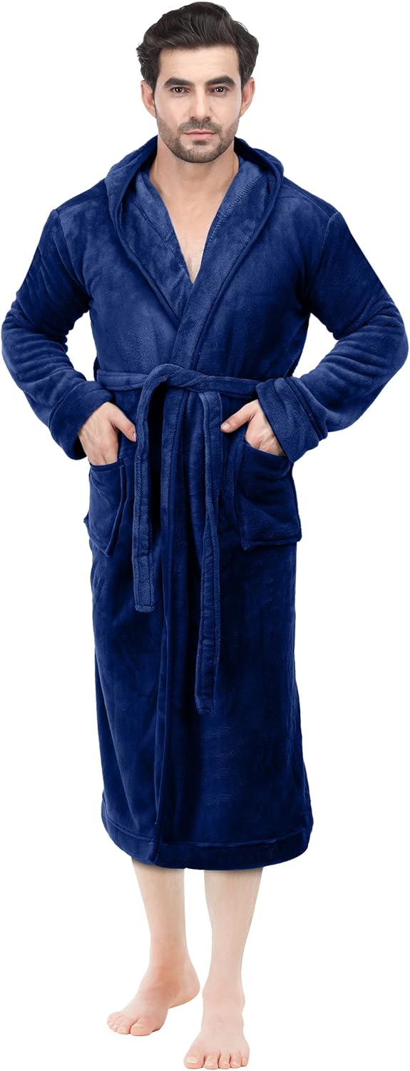 Behagelig fleece-badekåbe til herrer - Harry