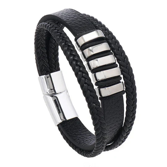Stilfuld sneaker i Læder Armbånd til Mænd
