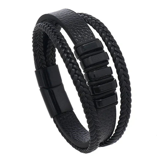Stilfuld sneaker i Læder Armbånd til Mænd