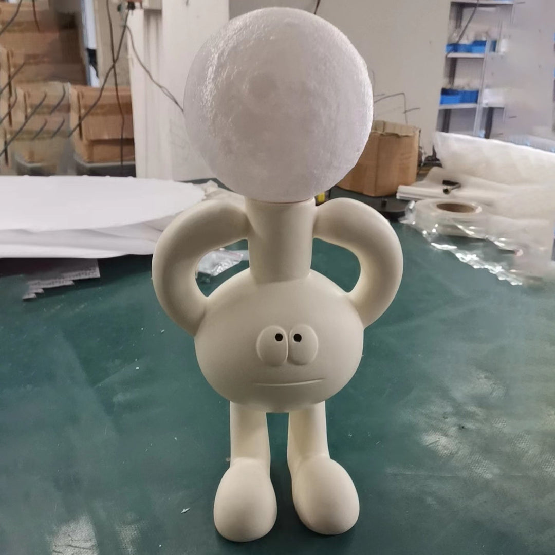Legende bordlampe med glaskugle – Glombra