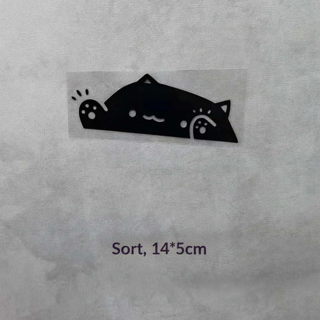 Cat Knocking On Window Car Sticker Kitten Decal For Auto Windows Scratch Covering Pet Decor Vinyl Adhesive Automotive Decal