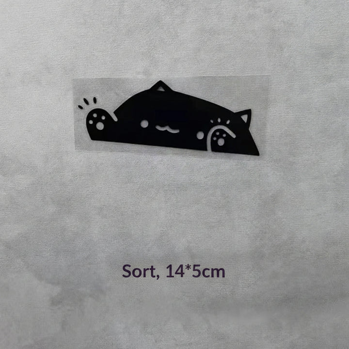 Cat Knocking On Window Car Sticker Kitten Decal For Auto Windows Scratch Covering Pet Decor Vinyl Adhesive Automotive Decal