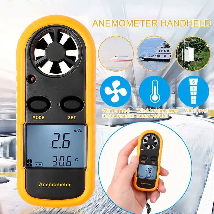 Kompakt digitalt anemometer – bærbart og præcist til udendørs målinger
