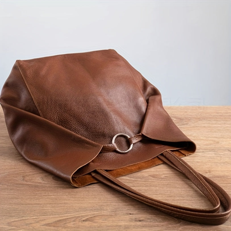 Elegant blød totetaske – praktisk og moderigtig