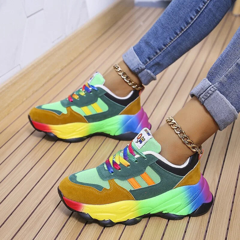 Farverige sneakers til kvinder – Solenya