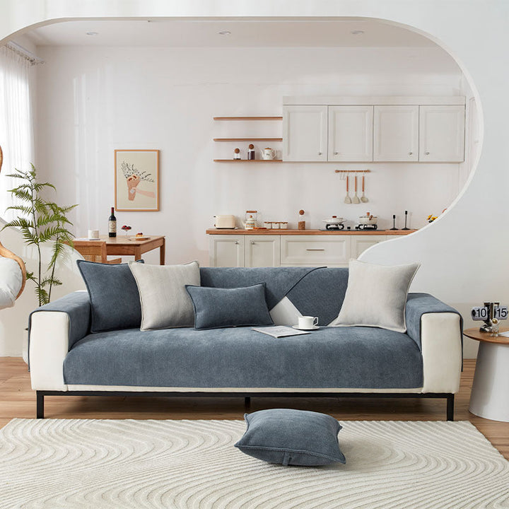AestheticCover™ | Sofabetræk i chenille med sildebensmønster