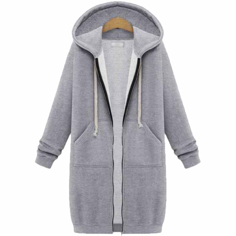 Casual lang cardigan til damer - CozyZip