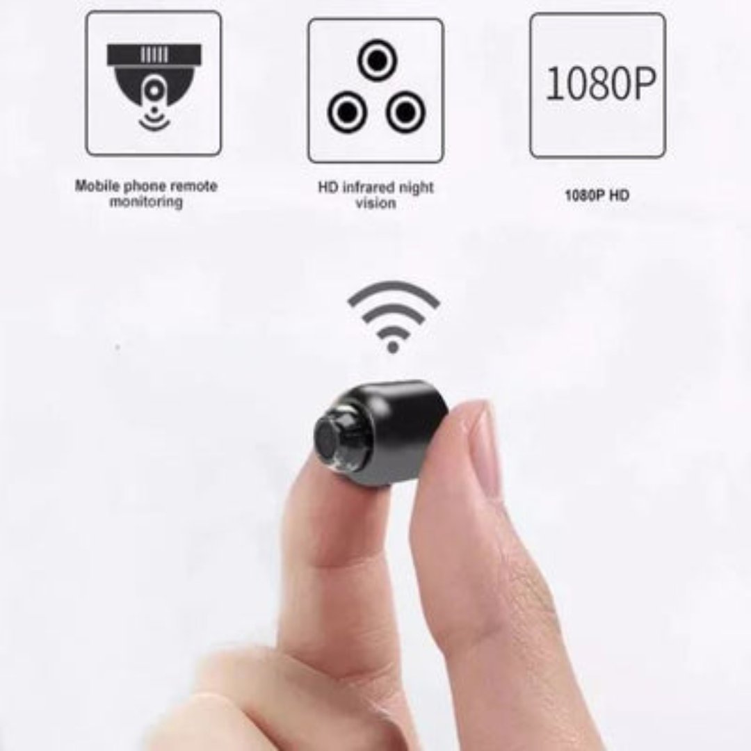 Skjult WiFi-kamera (1080P) – Trådløs Babyalarm og Diskret Overvågning