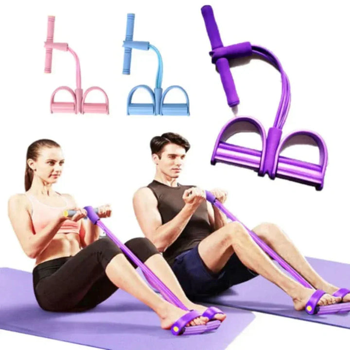 Komplet fitnesselastik til hele kroppen