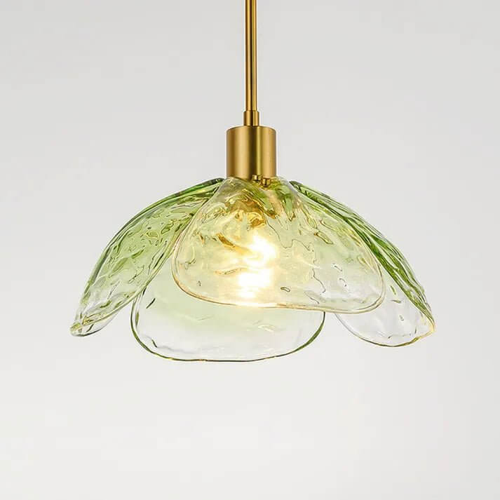 Hængelampe med blomsterblad - Elegant natlampe