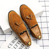 Klassiske Herre Loafers med Kvaste i Læder