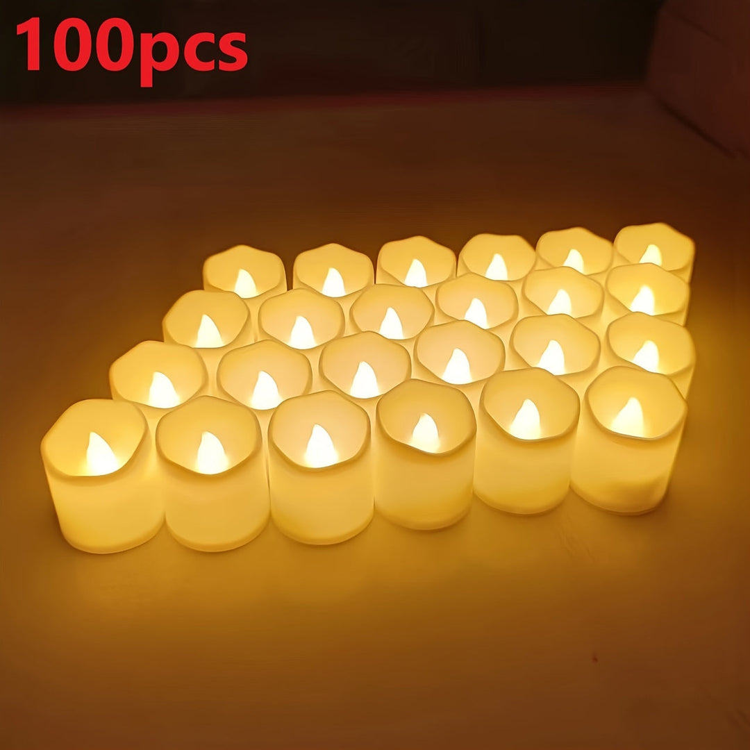Batteridrevne LED-stearinlys uden flamme – 24-96 stk