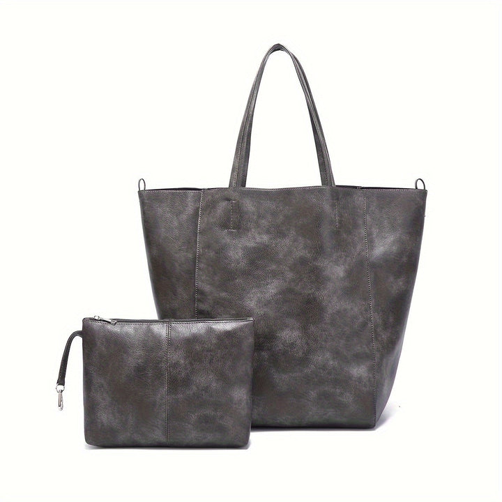 Elegant blød totetaske – praktisk og moderigtig