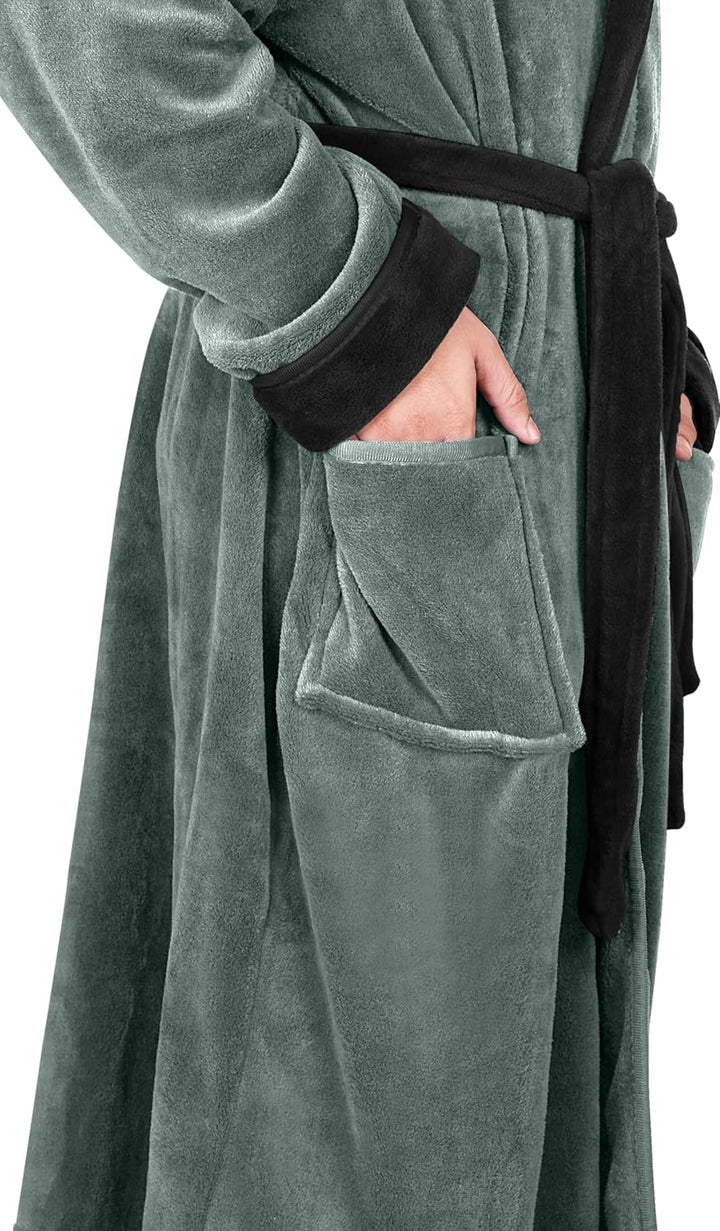 Behagelig fleece-badekåbe til herrer - Harry