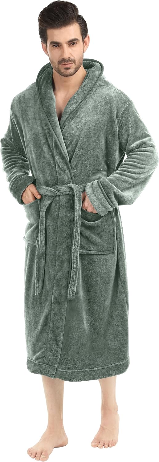 Behagelig fleece-badekåbe til herrer - Harry