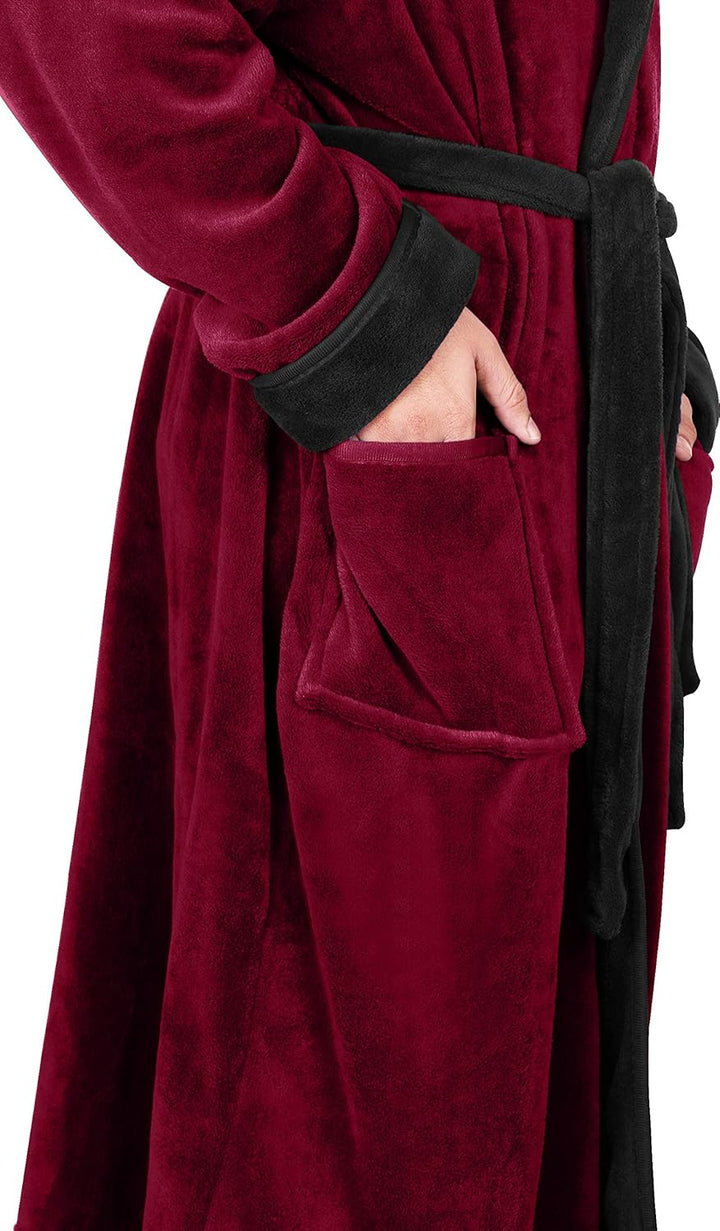 Behagelig fleece-badekåbe til herrer - Harry