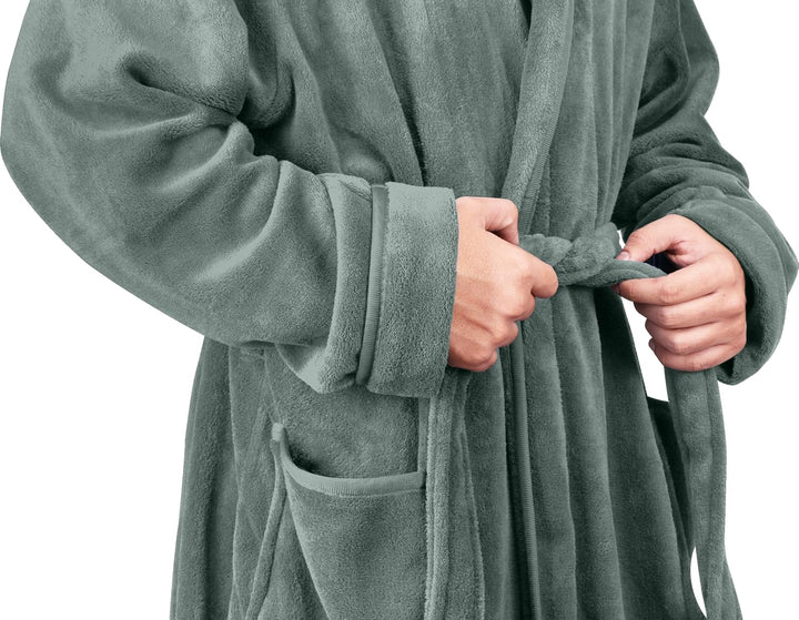 Behagelig fleece-badekåbe til herrer - Harry