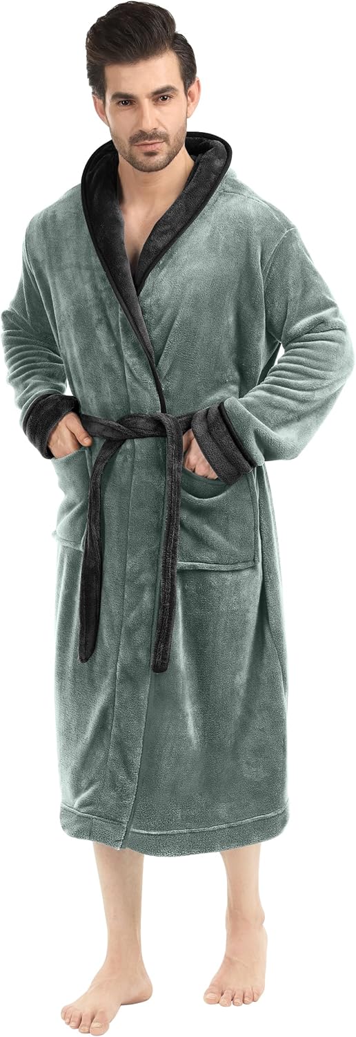 Behagelig fleece-badekåbe til herrer - Harry