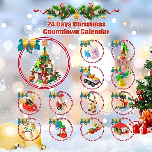 Julekalender med klodser