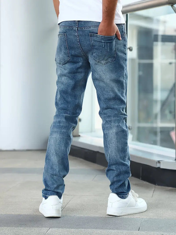 Casual Stylish Herrejeans – Komfort og Stil i Ét