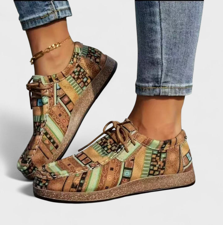 Farverige komfort-sneakers