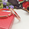 Kvindernes Retro Blomster Kobber Armbånd
