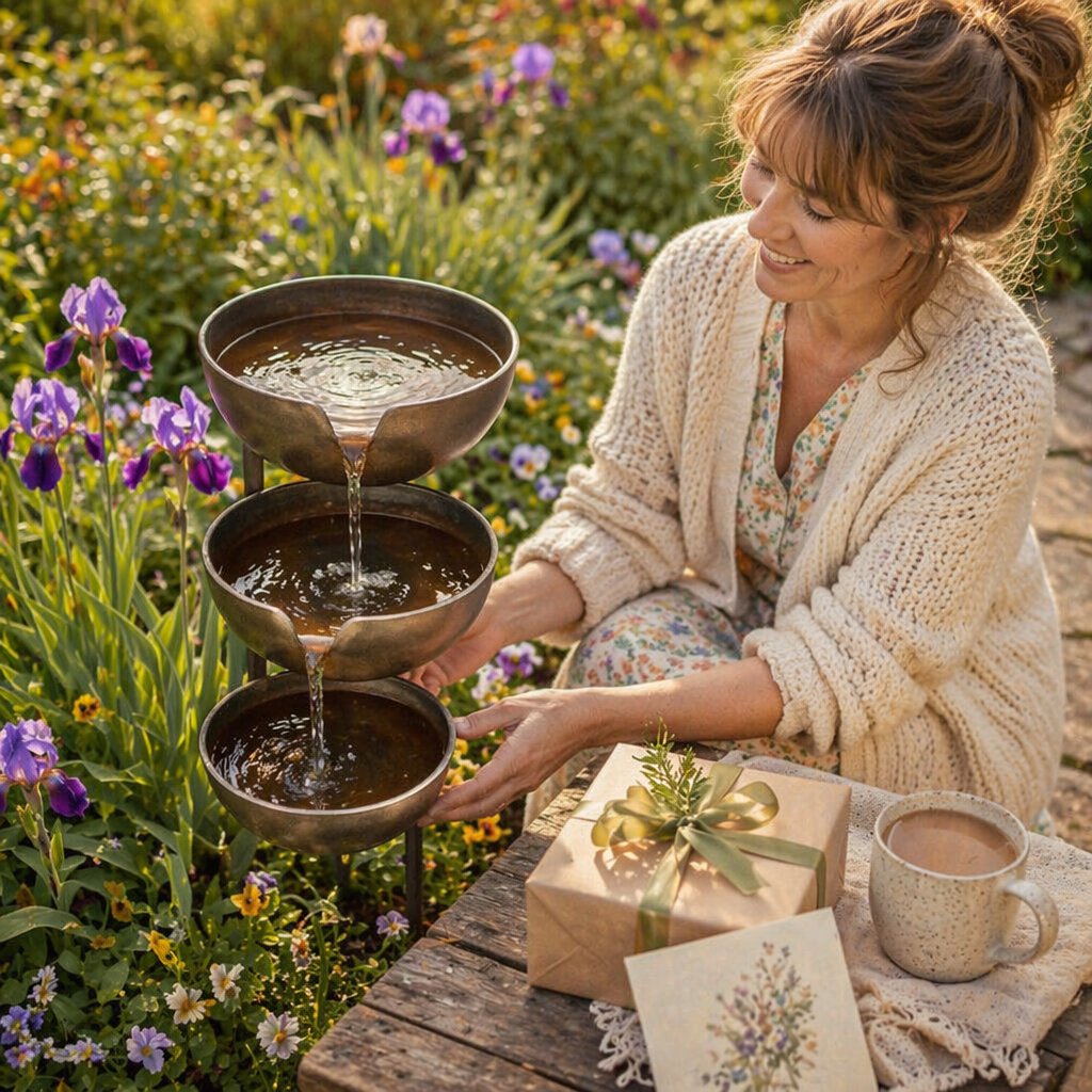 Regnopsamlende fuglebad - naturlig vandkilde til fugle og bier