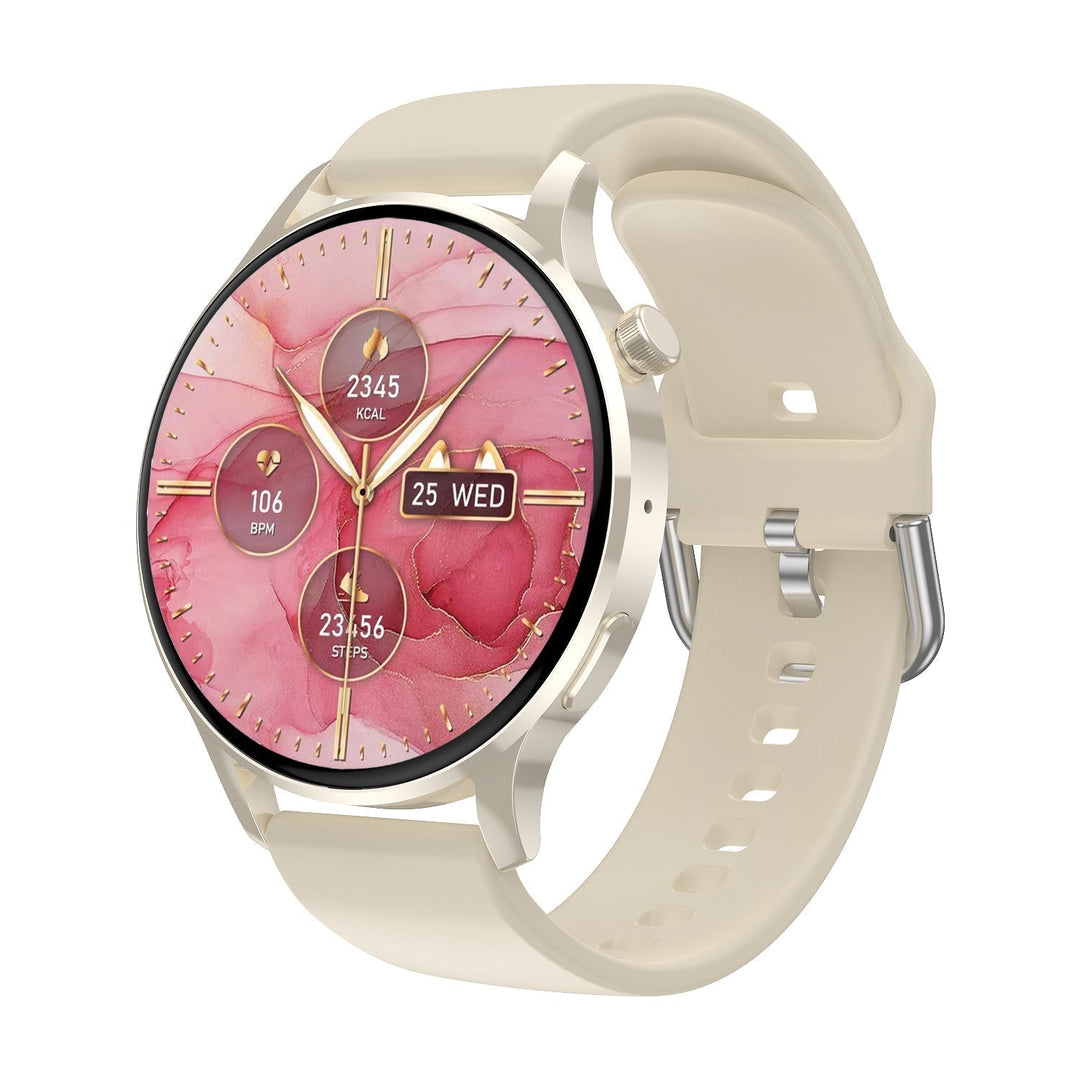 Vandtæt smartwatch med blodtryksmåler, iltmætning og søvnovervågning