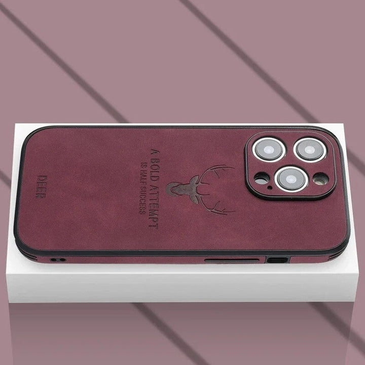Luksus iPhone-cover i hjorteskind - Veltro