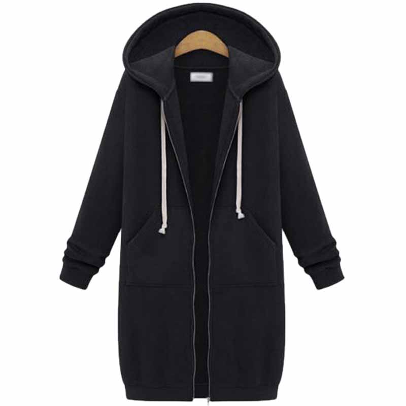 Casual lang cardigan til damer - CozyZip