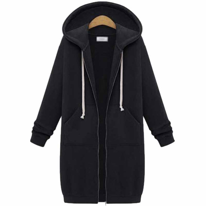 Casual lang cardigan til damer - CozyZip