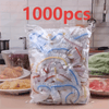 1000 elastiske engangsovertræk til mad, PE-låg til skåle og tallerkener 35 cm