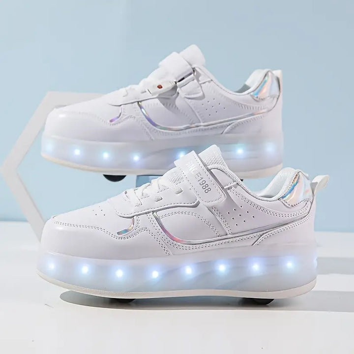 Glid af sted i stil med Velo – sneakers med hjul og lysende såler