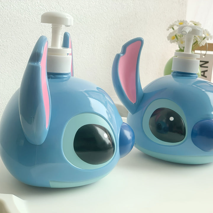 Shampoodispenser i PVC med Disney Stitch – perfekt til badeværelse og køkken