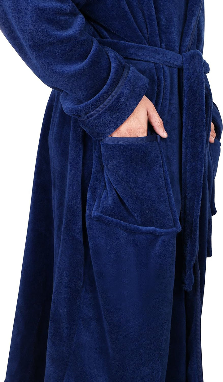 Behagelig fleece-badekåbe til herrer - Harry