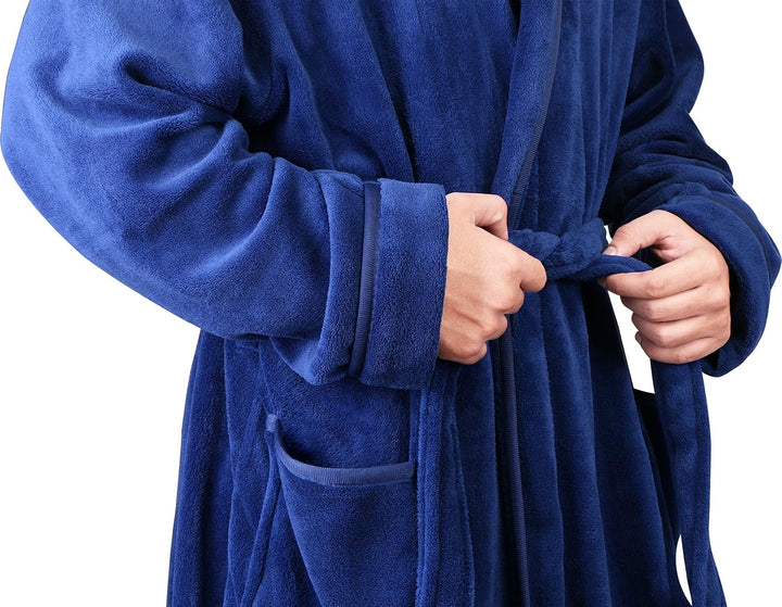 Behagelig fleece-badekåbe til herrer - Harry